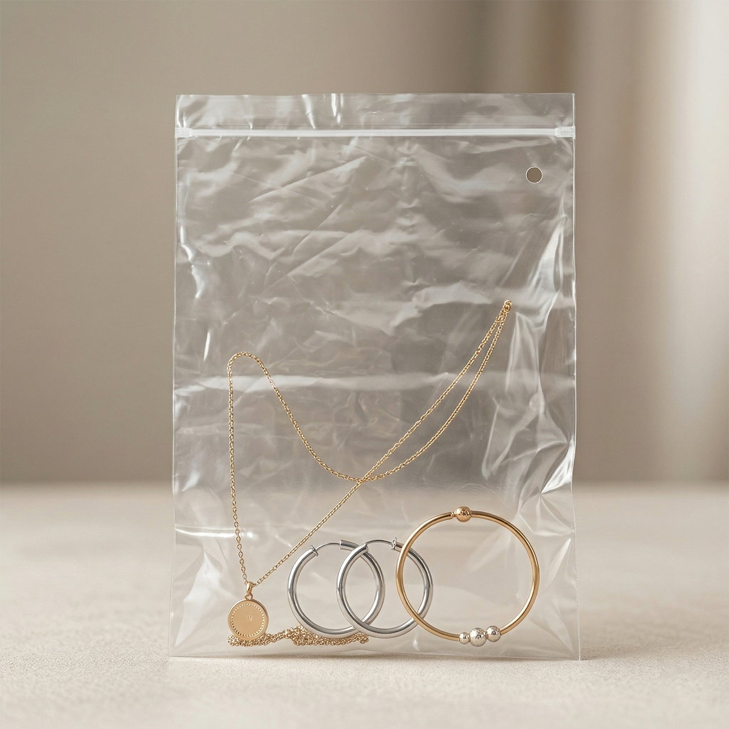 Plastic pouch bag for organizing items