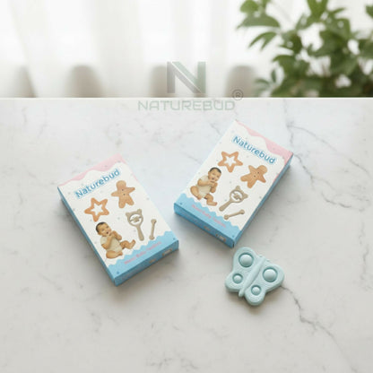 Butterfly shaped pop it silicone teether