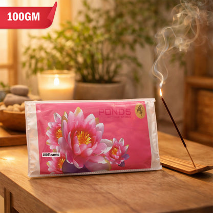 PONDS Incense Sticks Charcoal-Free Fragrance Agarbatti Pack for Home Temple Meditation Prayer Aromatic Dhoop Sticks