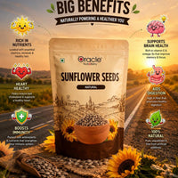 Oracle Natural Sunflower Seeds, Crunchy Protein-Rich Healthy Superfood Seeds 250g