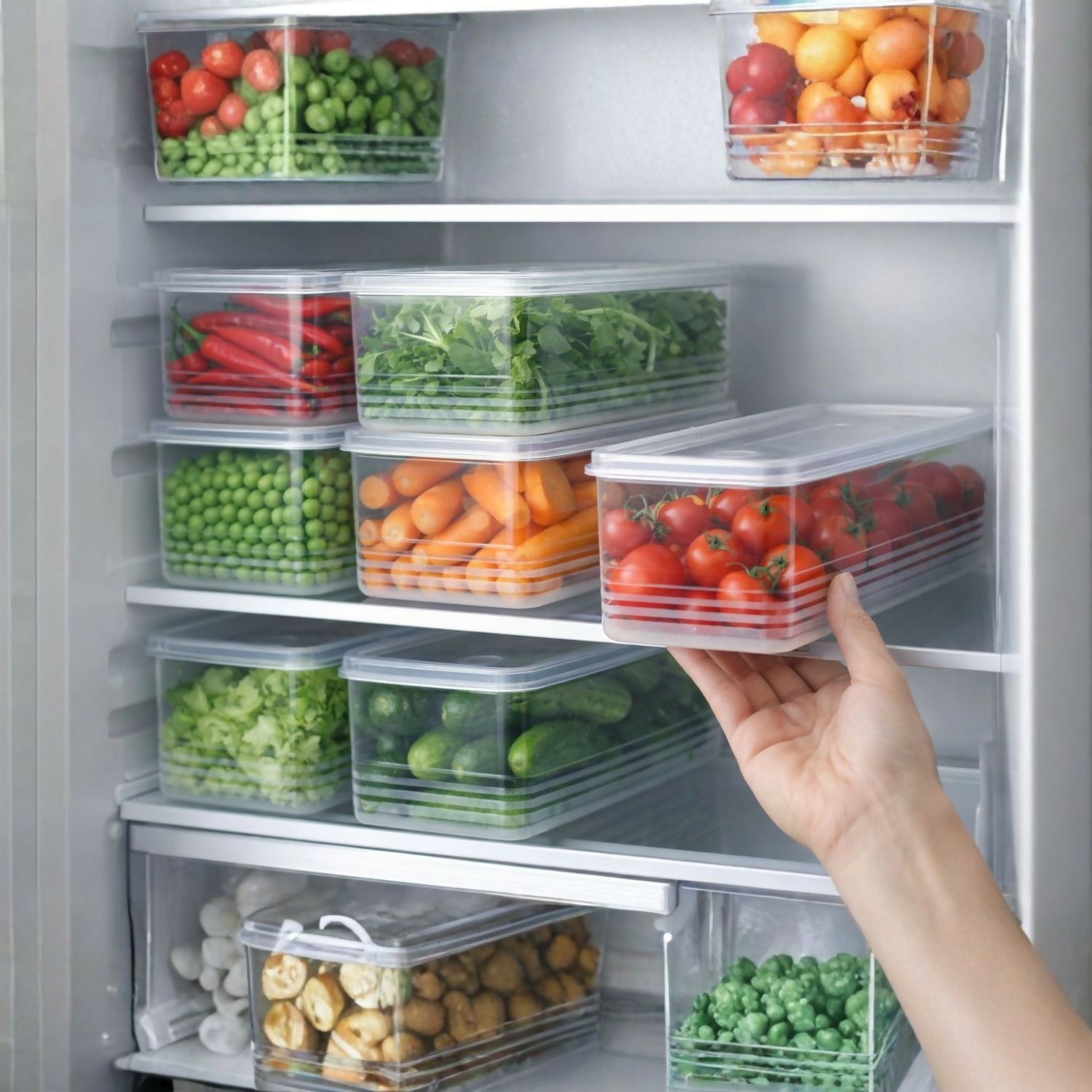 Noodel Plastic Container Pack of 6