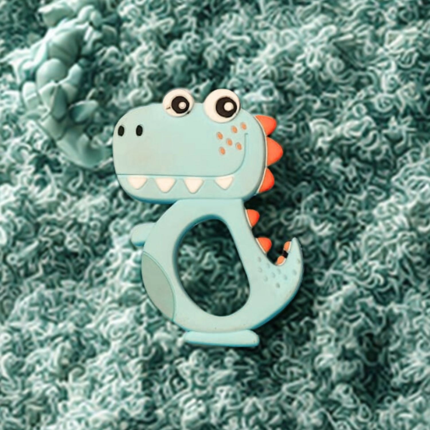 Dainosour Shape Silicone baby Teether