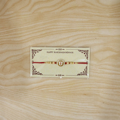 Soft and comfortable Tirupati Balaji Namam Rakhi for easy tying