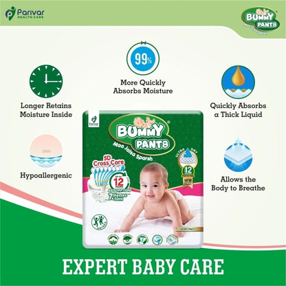 Baby Diaper Pants with 360° Leakproof Protection – Ultra Dry, Fast Absorption