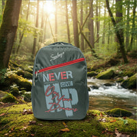 Sunbags Stylish Laptop Backpack for Men & Women | 15.6 Inch Laptop Compatible | Durable Multicolor School & Office Bag with Motivational Print & Multicolor Zipper | Lightweight