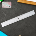 30 cm Transparent Plastic Scale Ruler – Durable & Precise