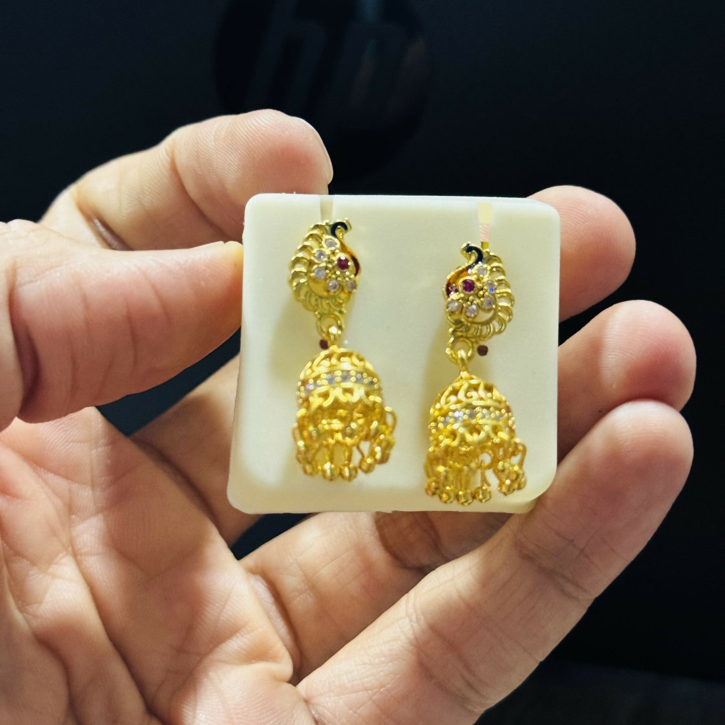 Royal Peacock Inspired Designer Earrings
