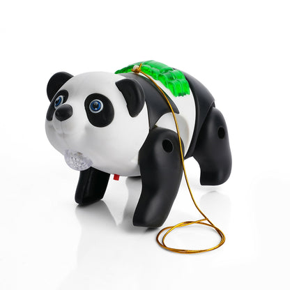 Crawling Panda toy highlighting sound feature and lights