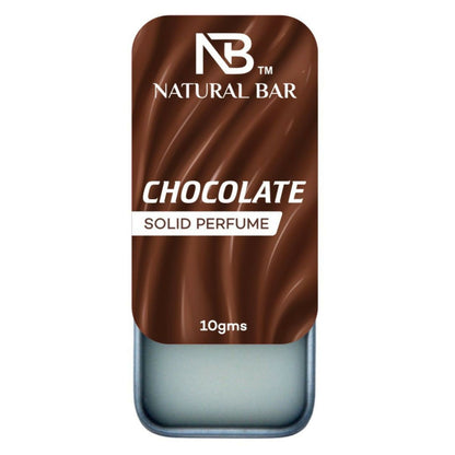 Natural Bar Chocolate Solid Perfume | Alcohol Free Cologne for Men & Women | Strong & Lasting Fragrance | Gifting Set for Him & Her