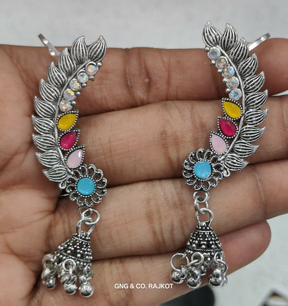 Silver Jhumka Earings