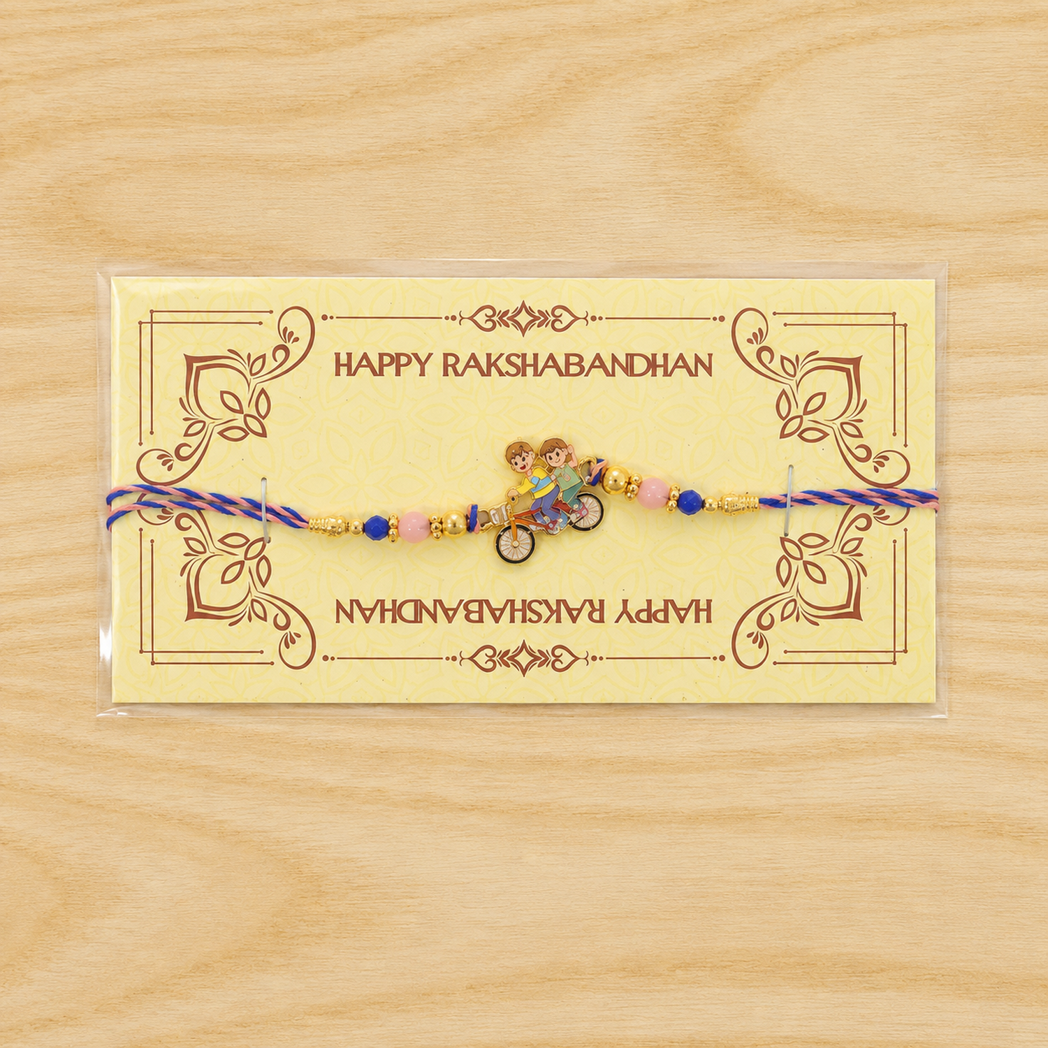 Bicycle Kids Rakhi for Brother Festive Designer Thread (10pcs)