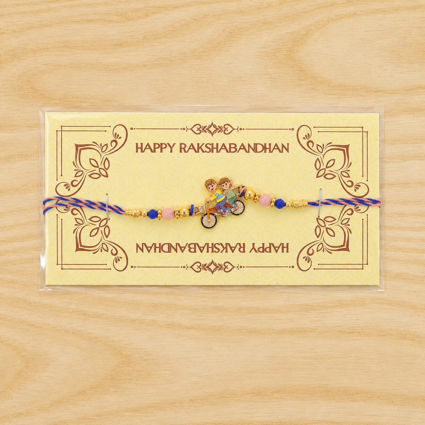 Bicycle Kids Rakhi for Brother Festive Designer Thread (5pcs)