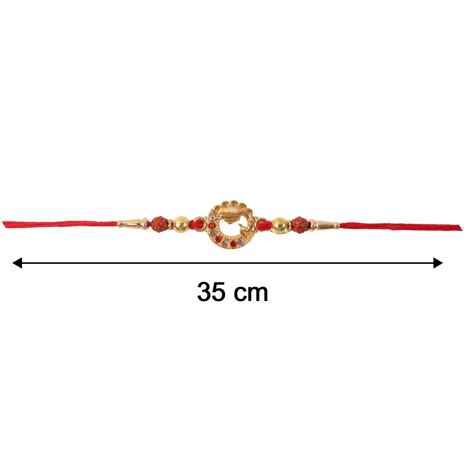 Beadwork Rakhi for Brothers Traditional Design for Raksha Bandhan (10pcs)