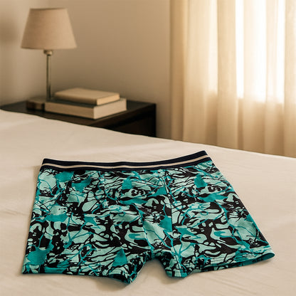Men’s Stretch Boxer Briefs (Large) - (1 Pc / Mix Color)