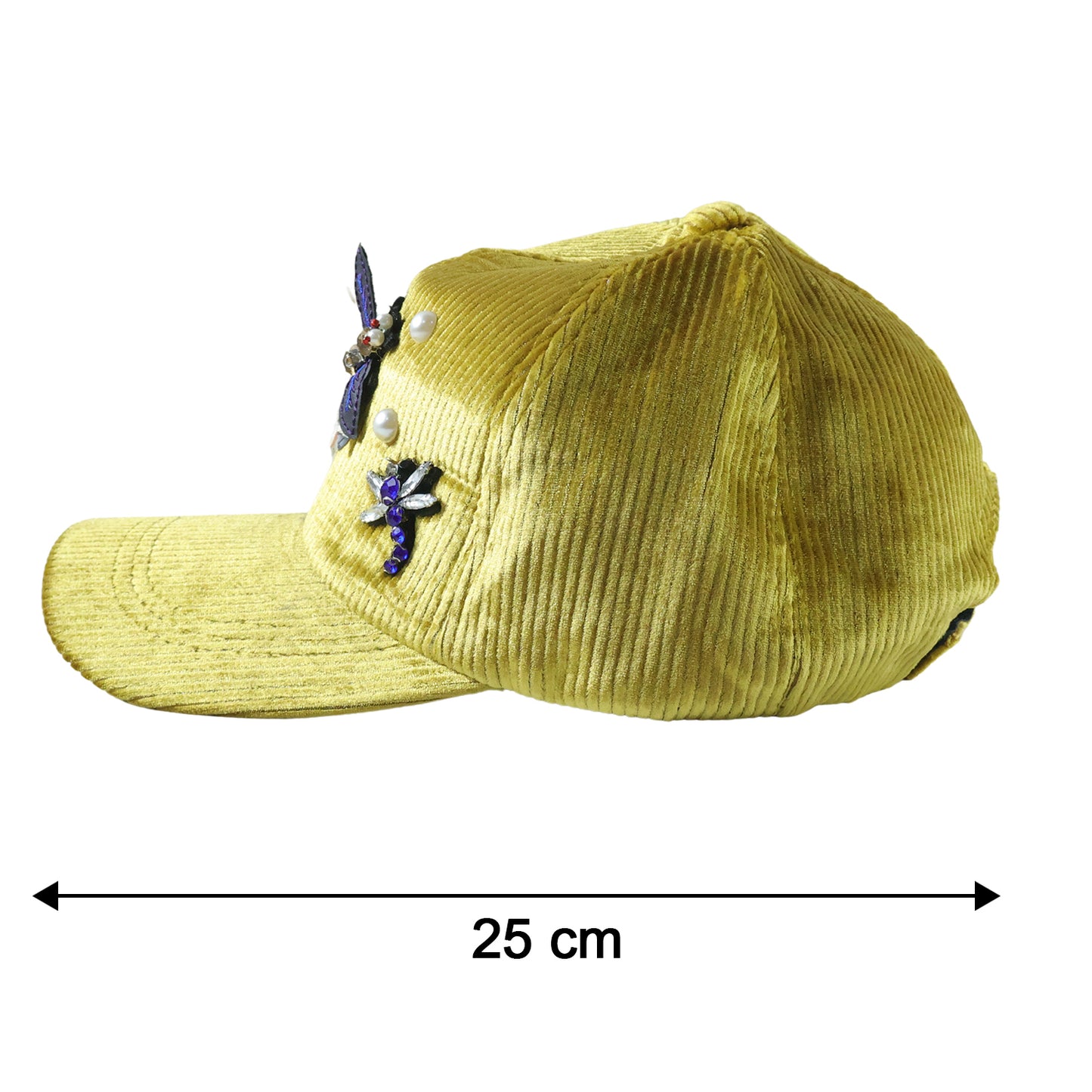 Size details of designer cap