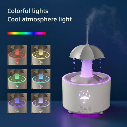 Umbrella Aromatherapy Diffuser with Colorful LED Lights & Cool Mist Spray