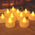 LED Tealight Candles – White 24 Pcs for Diwali Decor | Indo Glow