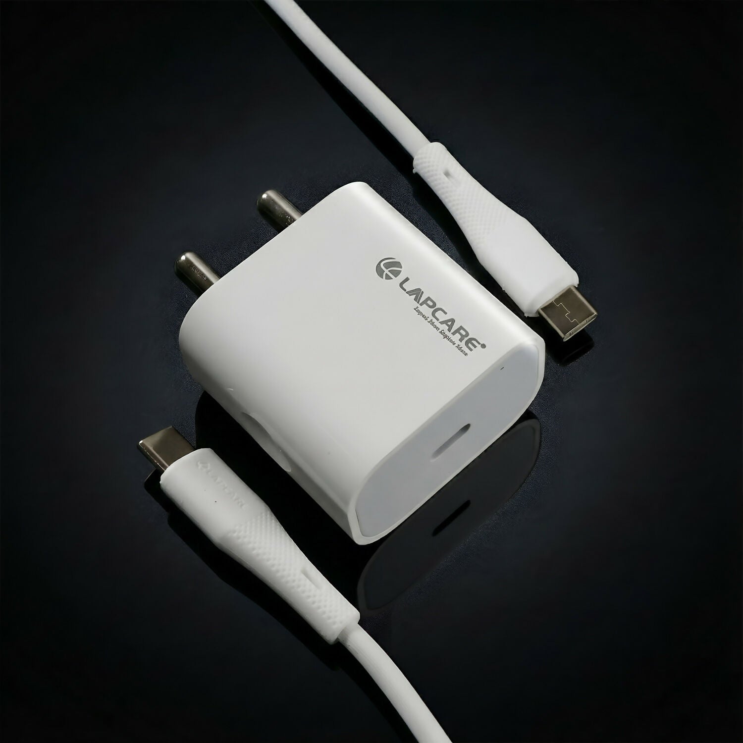 Lapcare 30W USB Type C Fast Charging Adapter with Type C to Type C Cable