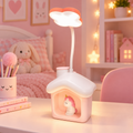 Unicorn Kids Desk Lamp with Sharpener & Piggy Bank