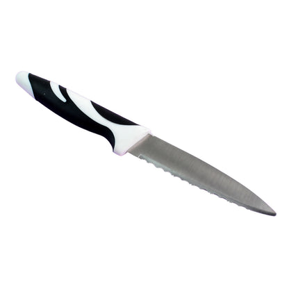 Ritu Stainless Steel Serrated Blade Zebra Kitchen Knife (1 Pc) view 5