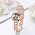Women’s Rose Gold Round Dial Watch – Elegant & Stylish Accessory