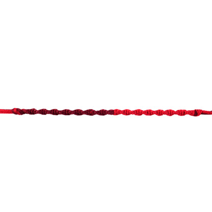 Maroon Twisted Cord Rakhi, Simple and Elegant Beadless Design