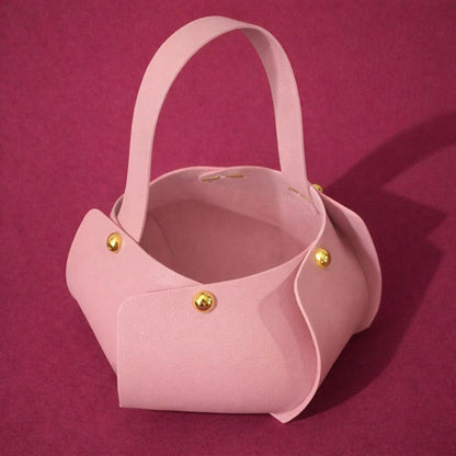 Pink Mini Handheld Bag for Women | Compact Casual & Gift Purse