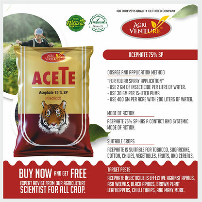 AgriVenture ACETE ( Acepate 75% SP ) (1 LTR)