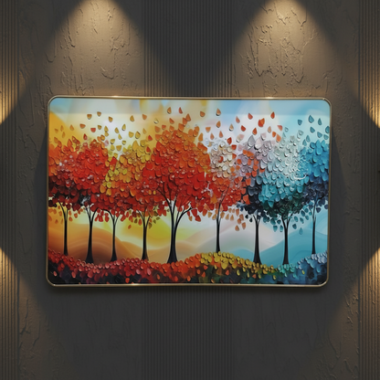 Luxury 3D Tree Wall Art Frame with Gem Design Home Decor