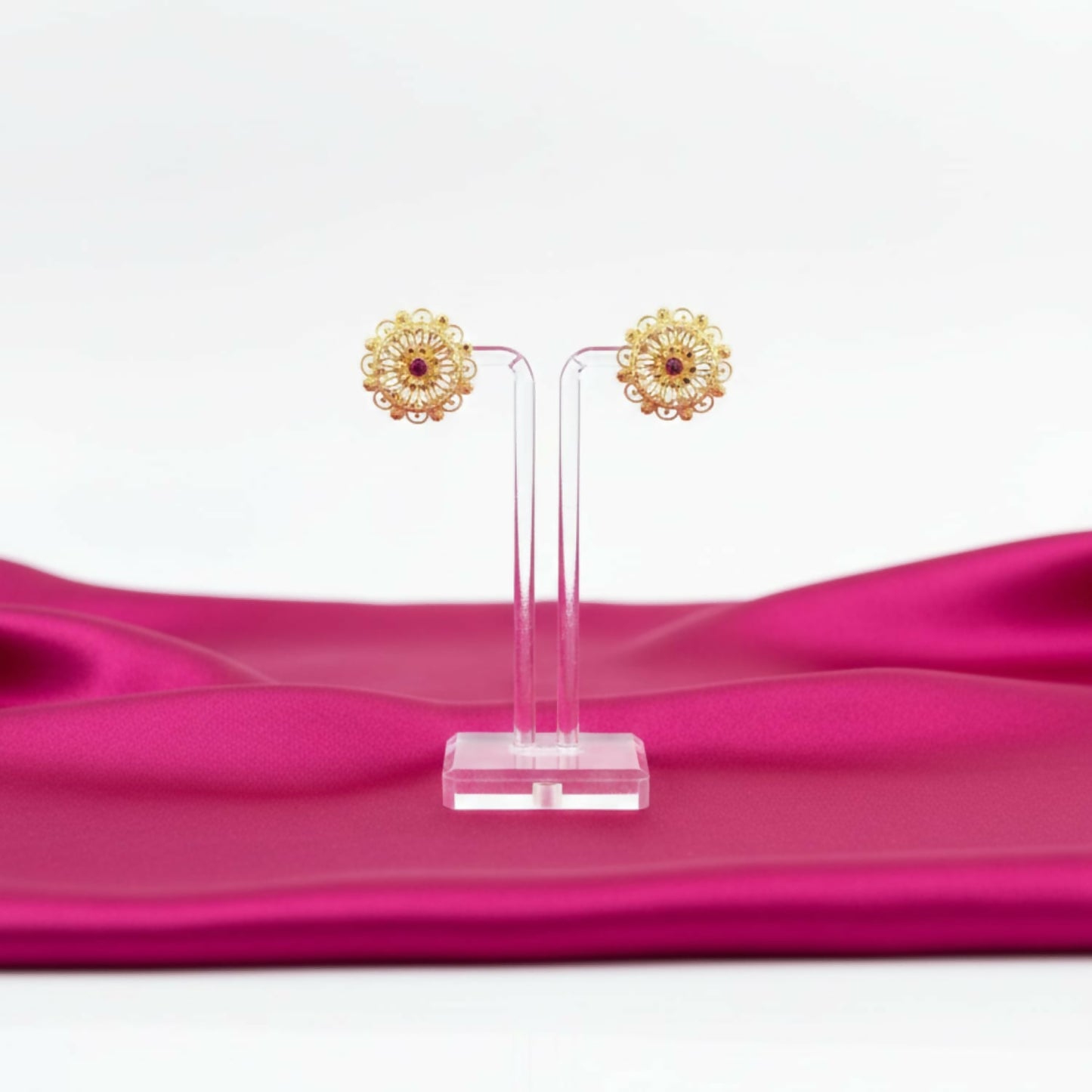 Party Wear Golden Jhumki | Elegant Ethnic Earrings for Girls