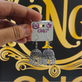 Oxidised Silver Jhumka Earrings – Elegant Traditional Design