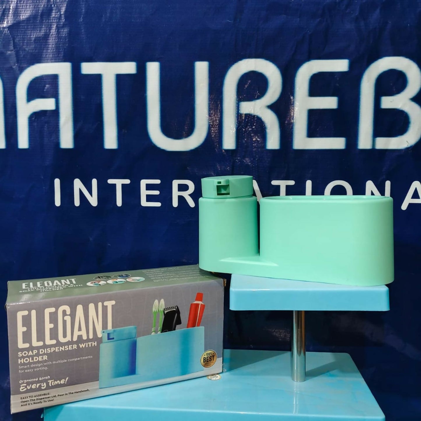 Elegant Soap Dispenser with Holder