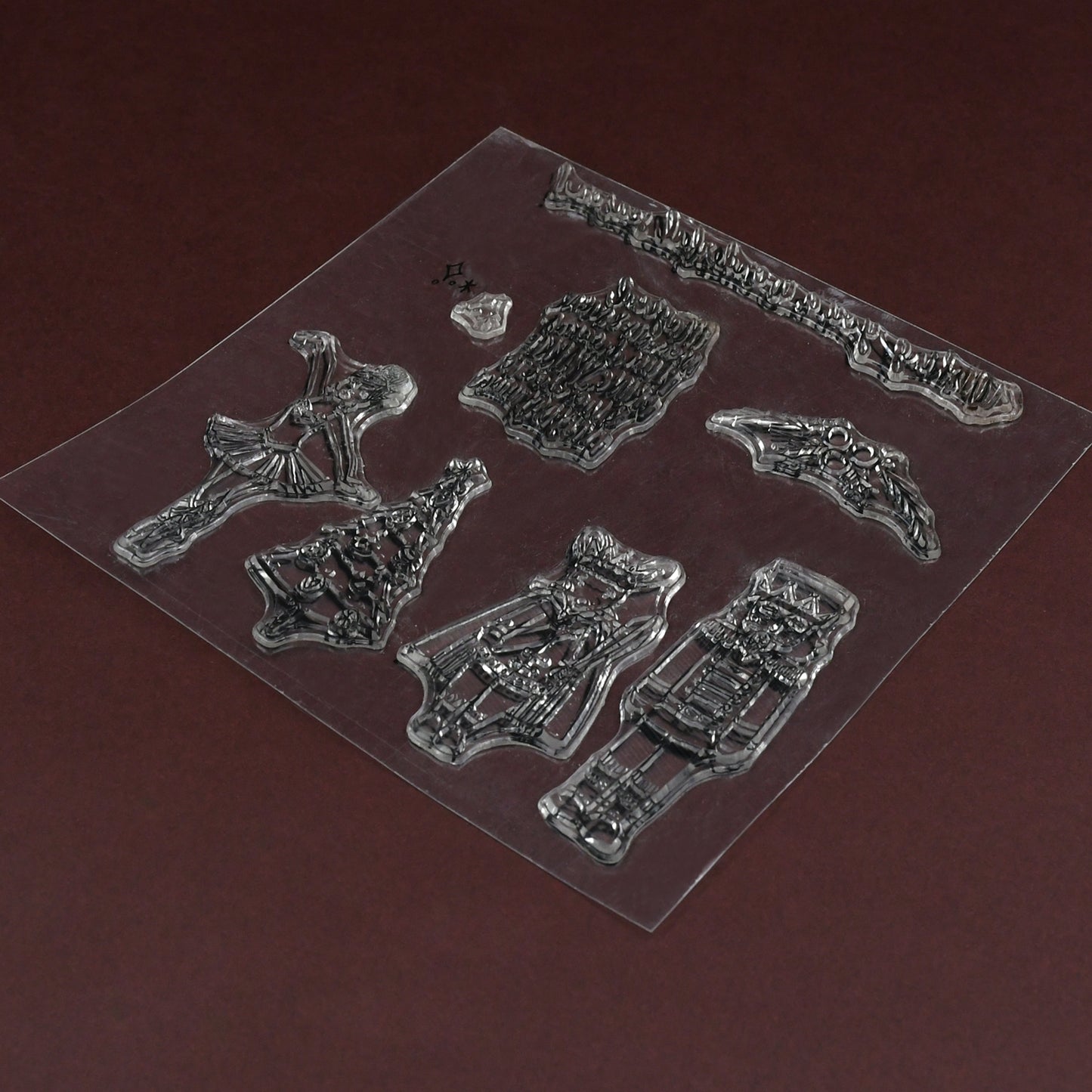 Reusable Rubber Stamp, TPR Stamp (Mix Design / 1 Set)