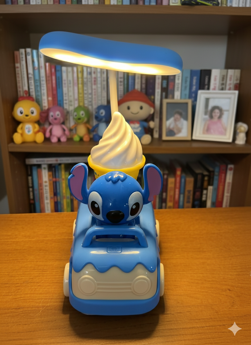 Cartoon Car LED Desk Lamp for Kids | Decorative Night Light for Study Table