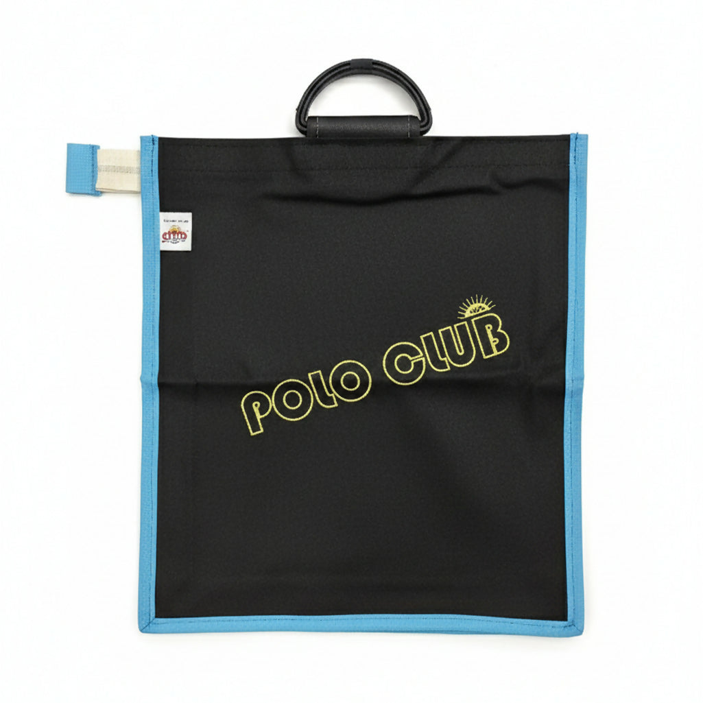 Polo Club Reusable Shopping Bag – Multicolor Tote with Multicolor Trim & Handle