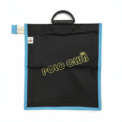 Polo Club Reusable Shopping Bag – Multicolor Tote with Multicolor Trim & Handle