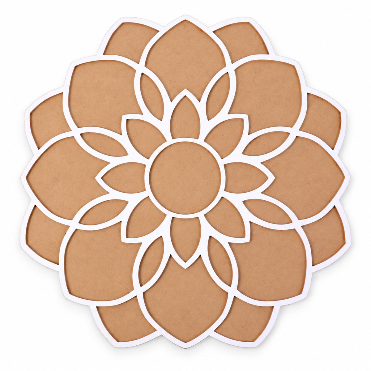 Large Flower Rangoli Stencil for Diwali Decoration, Puja and Festive Floor Art