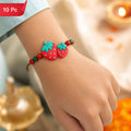 Strawberry Kids Rakhi Cute Cartoon Pattern for Brother (10pcs)