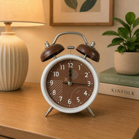 Vintage Twin Bell Alarm Clock for Bedroom & Study Table Decor (Rondom color 1 pc)