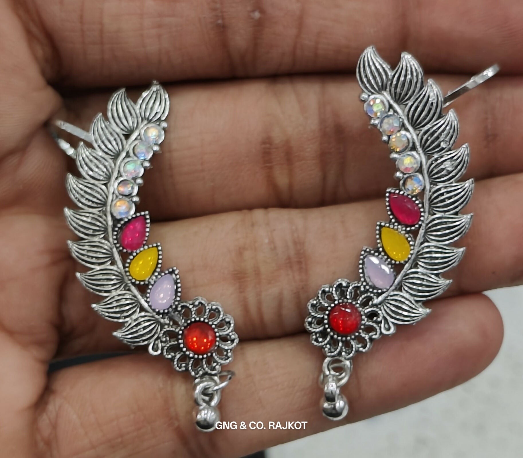 Silver Jhumka Earings