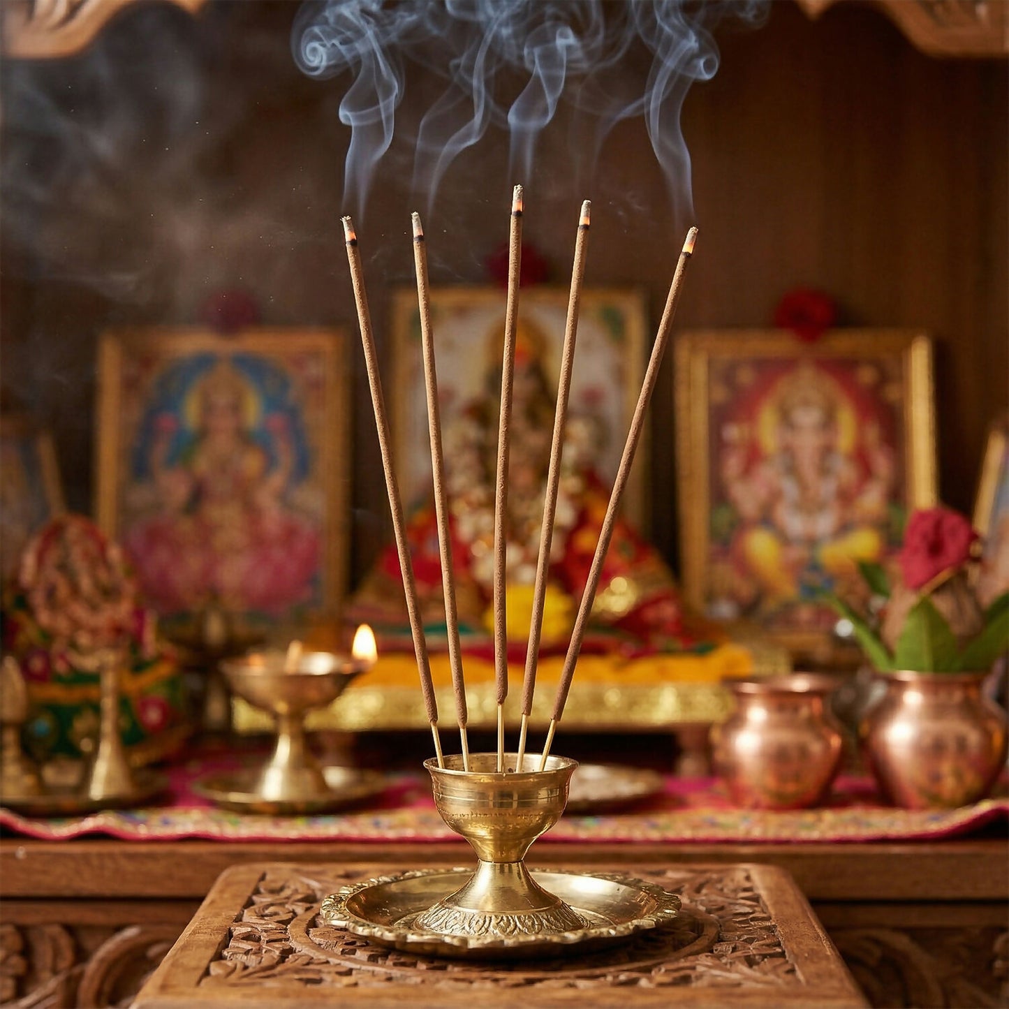 Incense sticks inside C.E.O. & Kumbh Agarbatti jumbo pack