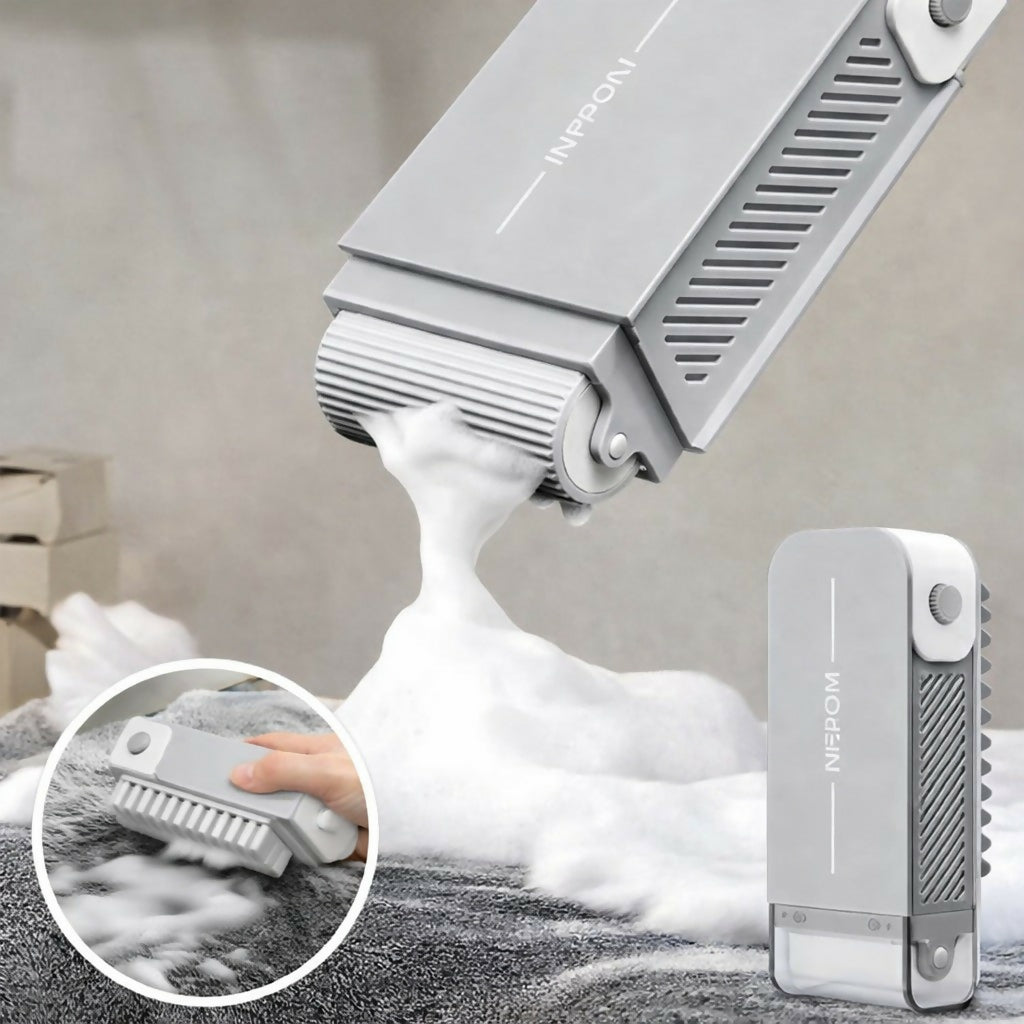 Liquid Dispensing Cleaning Brush with Built-In Soap Dispenser for Home Use