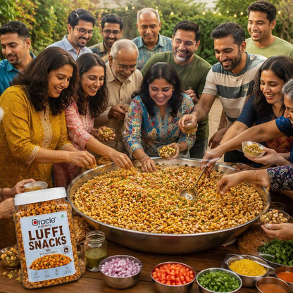 Oracle Lufi Snacks, Crunchy Light Savoury Healthy Anytime Munching Snack Mix 450g