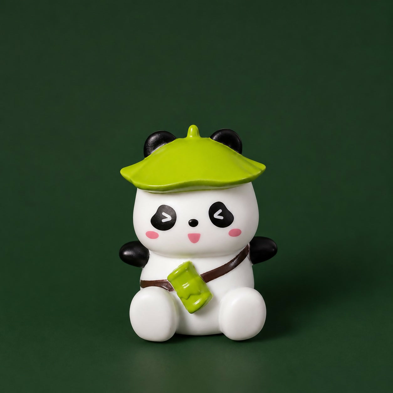 Panda lamp casting warm light in child’s room