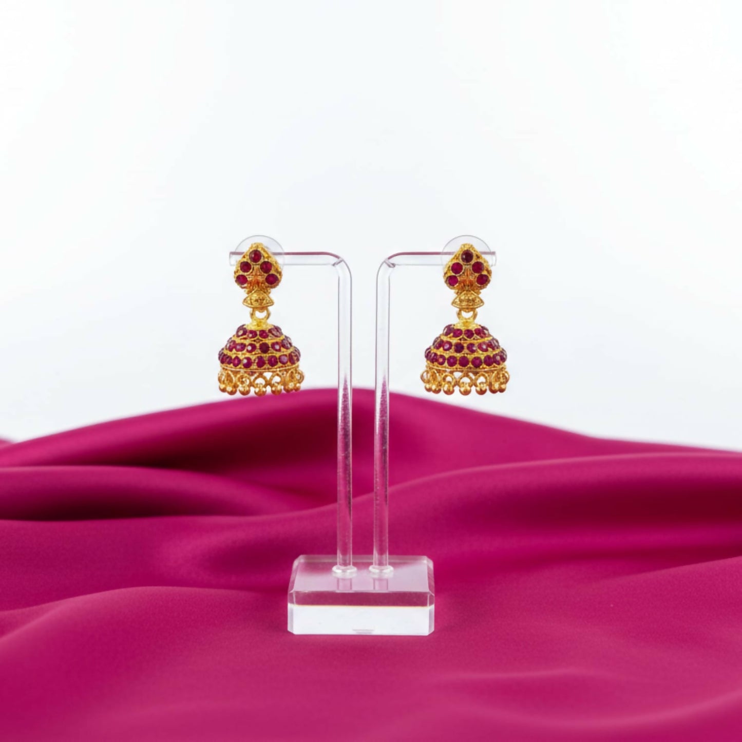 Trendy Gold Plated Jhumki Earrings | Party & Function Wear