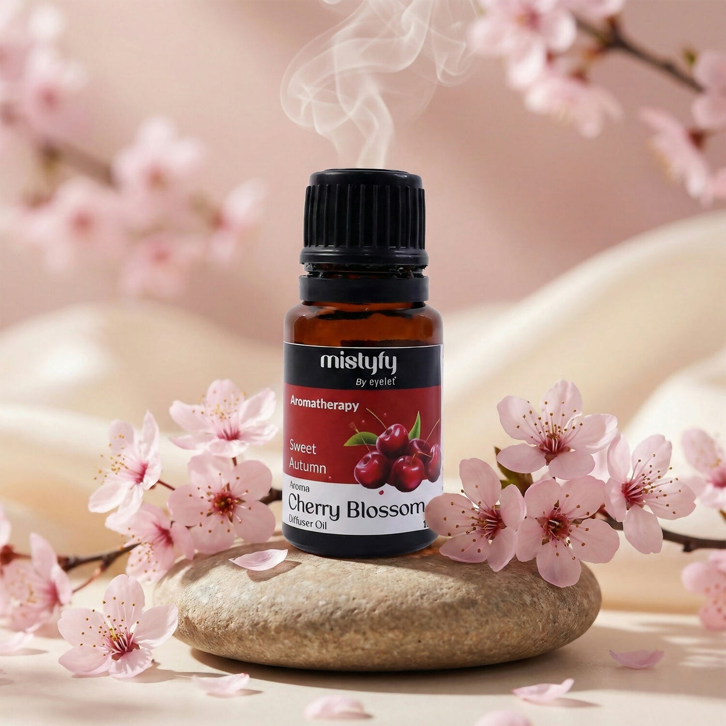 Eyelet Aromatherapy Cherry Blossom Diffuser Oil Sweet Autumn Floral Aroma Oil (10Ml)