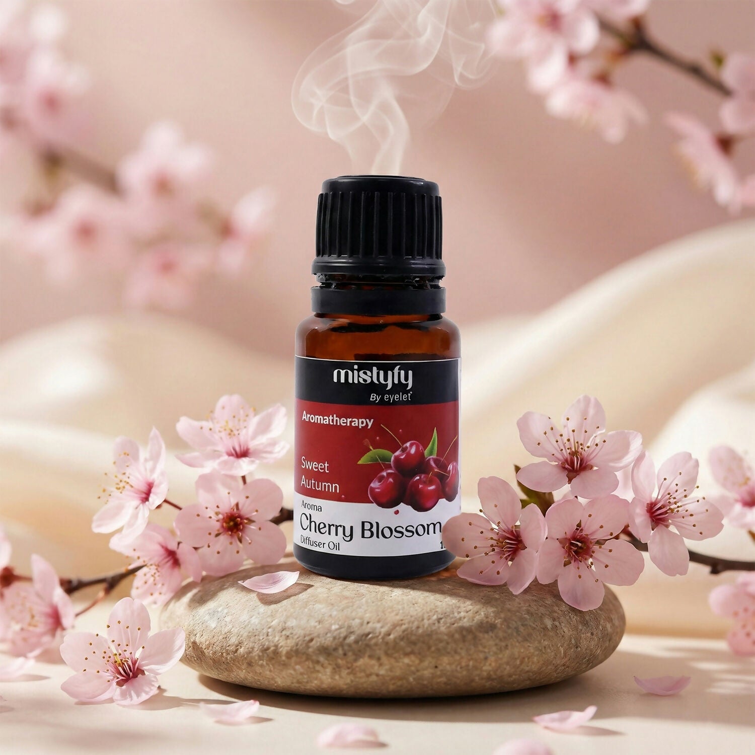 Eyelet Aromatherapy Cherry Blossom Diffuser Oil Sweet Autumn Floral Aroma Oil (10Ml)