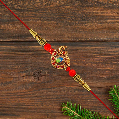 Stone Studded Rakhi Elegant Raksha Bandhan Gift for Brother (50pcs)
