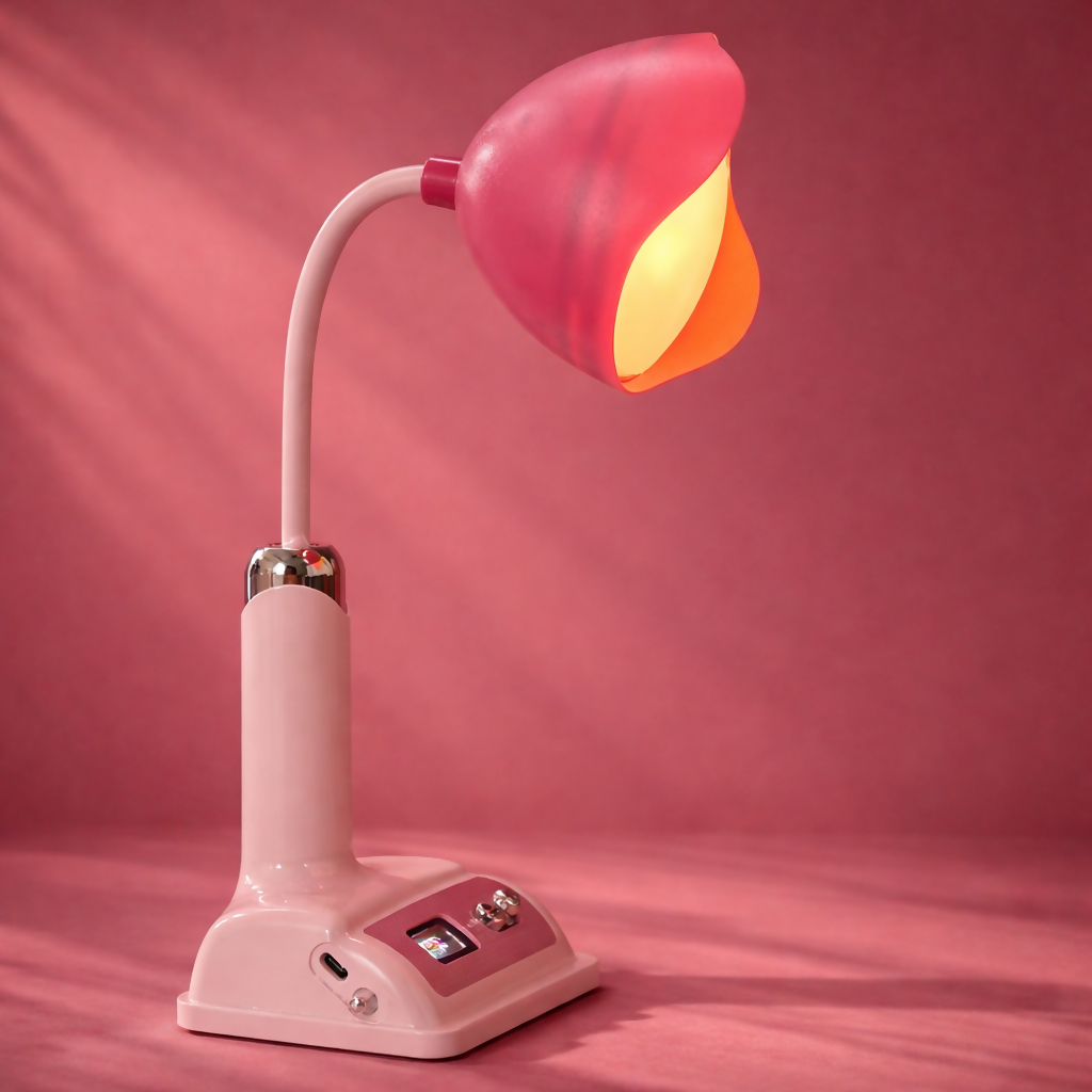 LED Desk Lamp with Adjustable Neck, Table Light for Study, Reading and Home Use