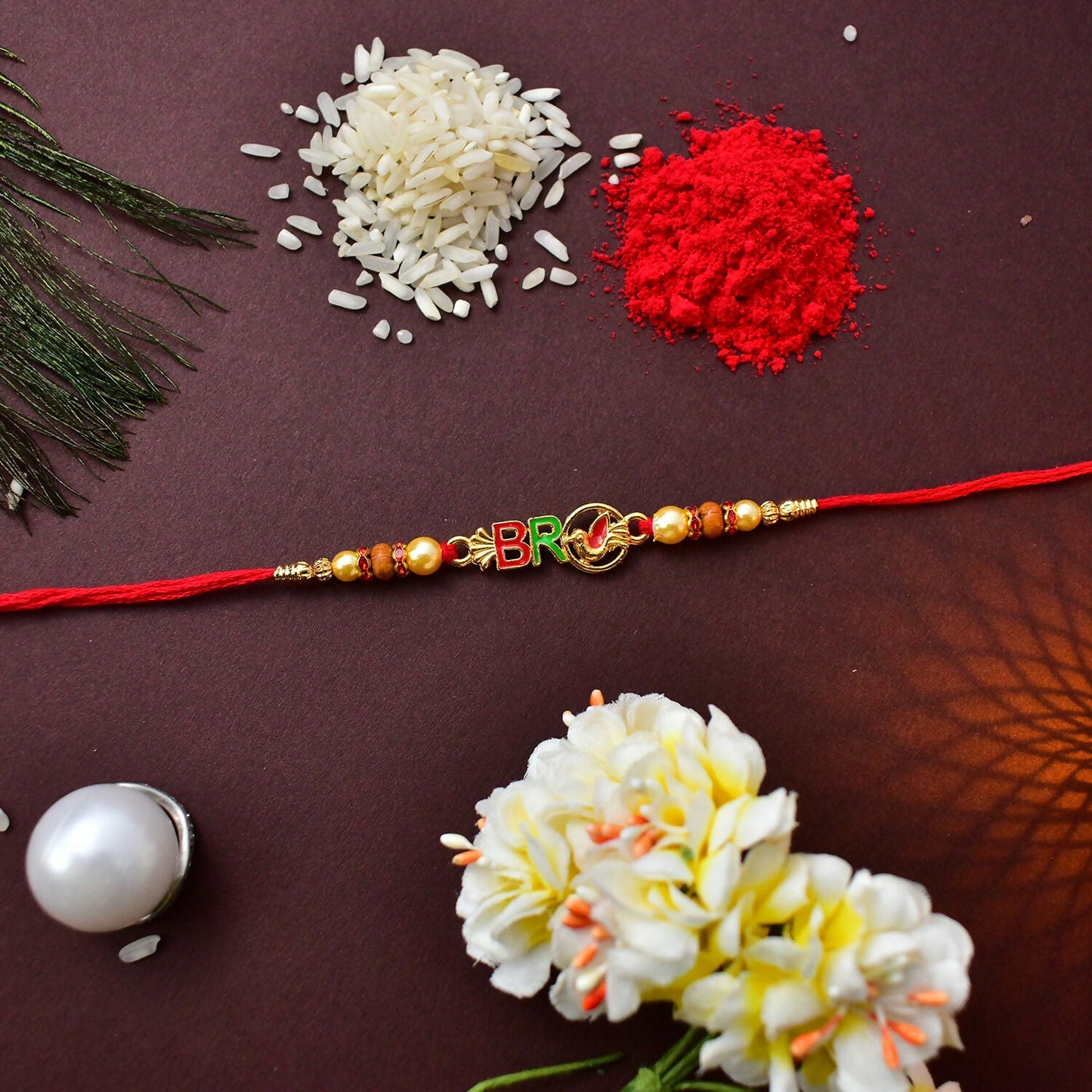 Bro Rakhi Stylish Text Design for Raksha Bandhan (10pcs)